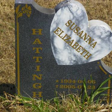 HATTINGH Susanna Elizabeth 1934-2005