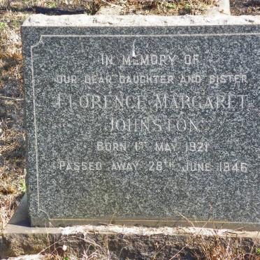 JOHNSTON Florence Margaret 1921-1946