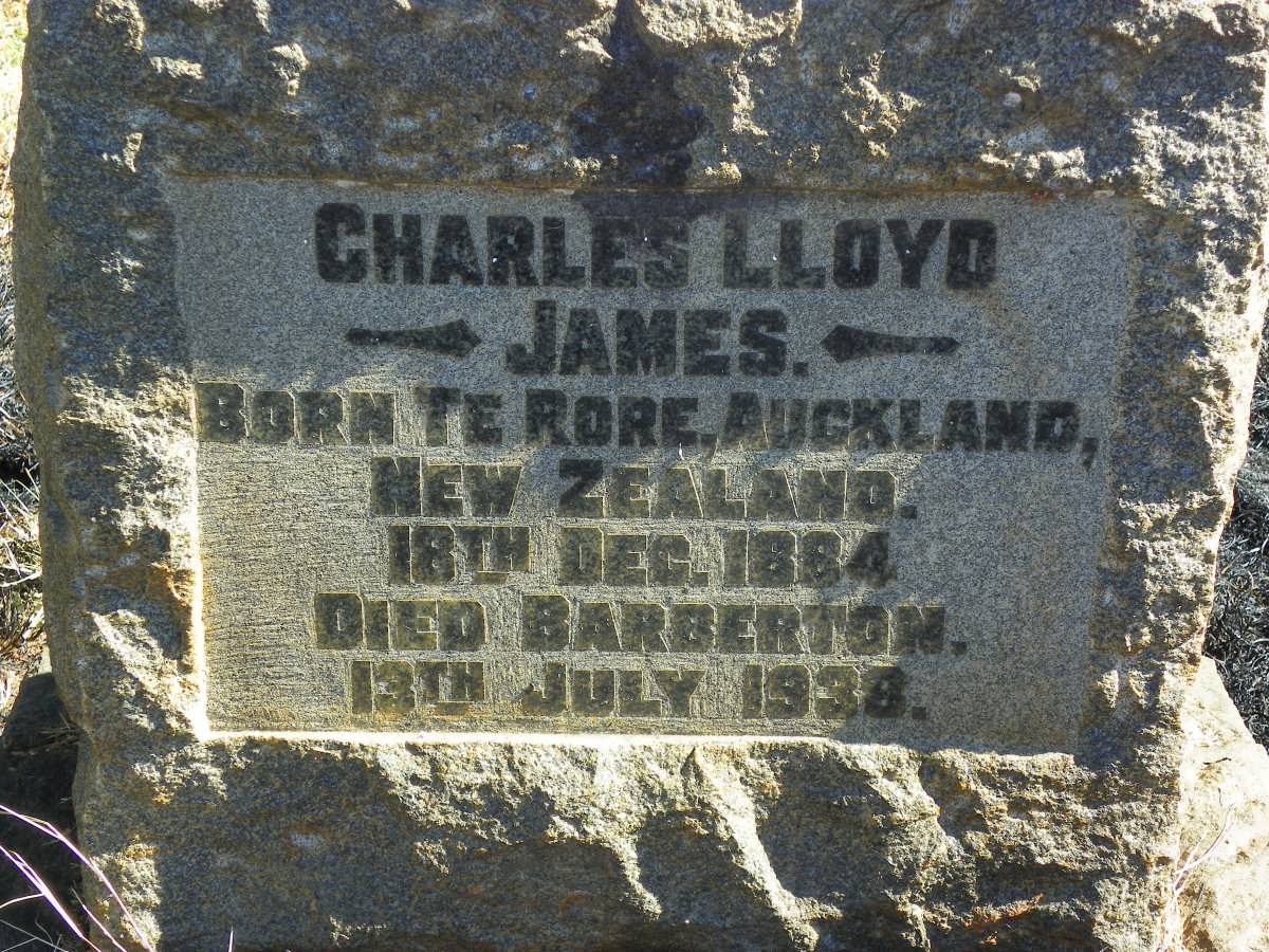 JAMES Charles Lloyd 1884-1938