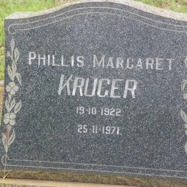 KRUGER Phillis Margaret 1922-1971