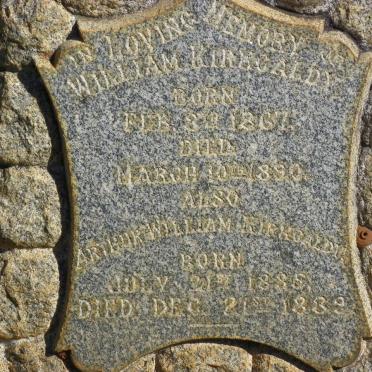 KIRKGALDY William 1867-1890 :: KIRKGALDY Arthur William 1885-1889