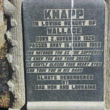 KNAPP Wallace 1926-1950