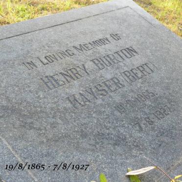 KAYSER Henry Burton 1865-1927