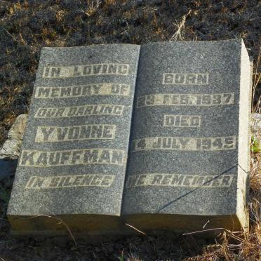 KAUFFMAN Yvonne 1937-1945