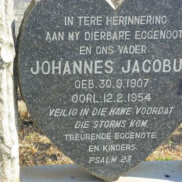 LANGE Johannes Jacobus, de 1907-1954