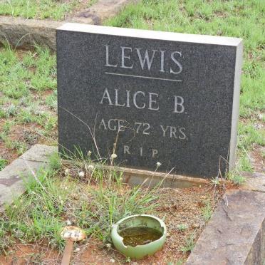 LEWIS Alice B.