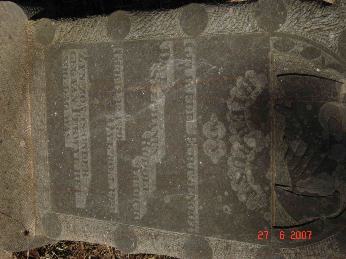 LUDICK David Stephanus Rudolf 1879-1921