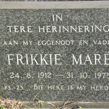 MARE Frikkie 1912-1975