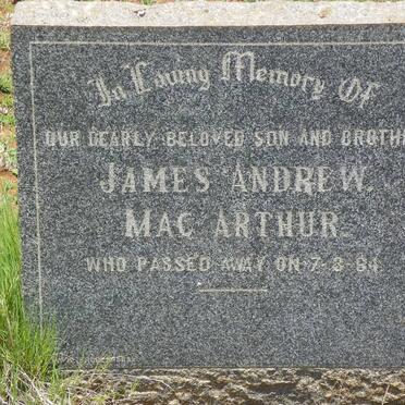 MACARTHUR James Andrew -1964