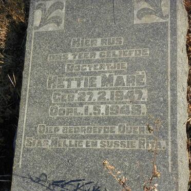 MARE Hettie 1947-1948