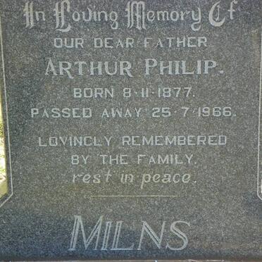 MILNS Arthur Philip 1877-1966