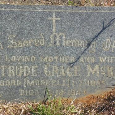 McKEE Gertrude Grace nee MORRELL 1895-1944