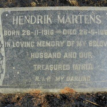 MARTENS Hendrik 1916-1955