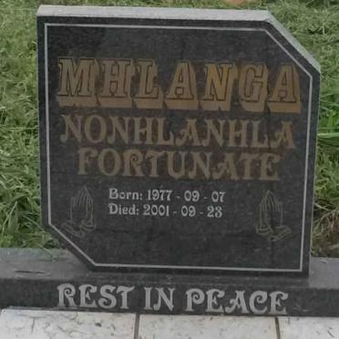 MHLANGA Nonhlanhla Fortunate 1977-2001