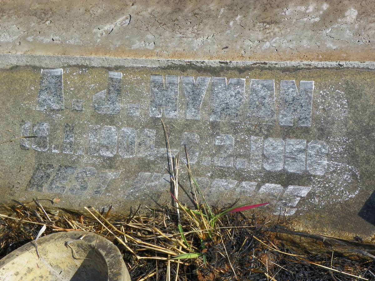 NYMAN A.J. 1904-1956