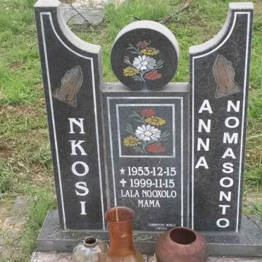 NKOSI Anna Nomasonto 1953-1999