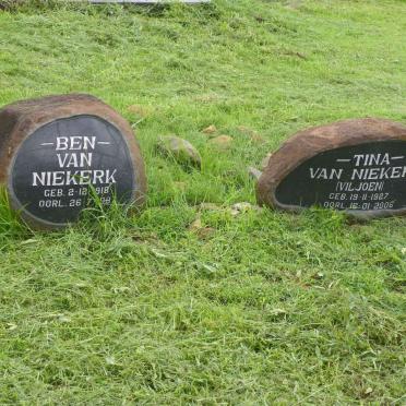 NIEKERK Ben, van 1918-1987 &amp; Tina VILJOEN 1927-2006