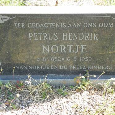 NORTJE Petrus Hendrik 1882-1959