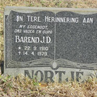 NORTJE Barend J.D. 1910-1979