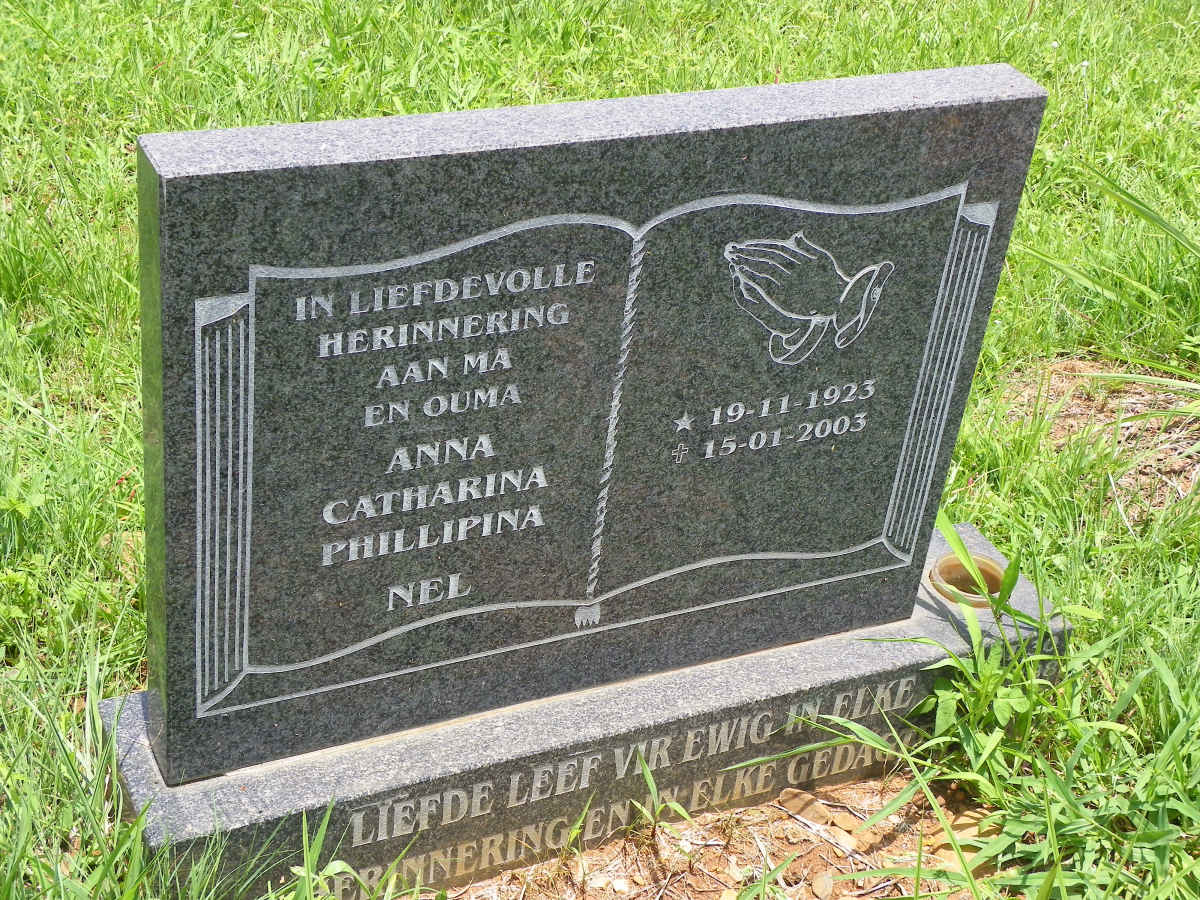 NEL Anna Catharina Phillipina 1923-2003