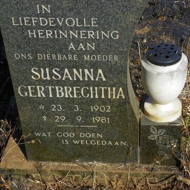 POTGIETER Susanna Gertbrechtha 1902-1981