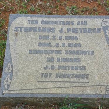 PIETERSE Stephanus J. 1894-1940