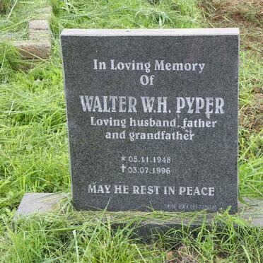 PYPER Walter W.H. 1948-1996