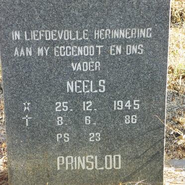 PRINSLOO Neels 1945-1986