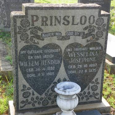PRINSLOO Willem Hendrik 1892-1965 &amp; Wesselina Josephine 1897-1975