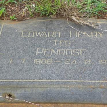 PENROSE Edward Henry 1909-1971