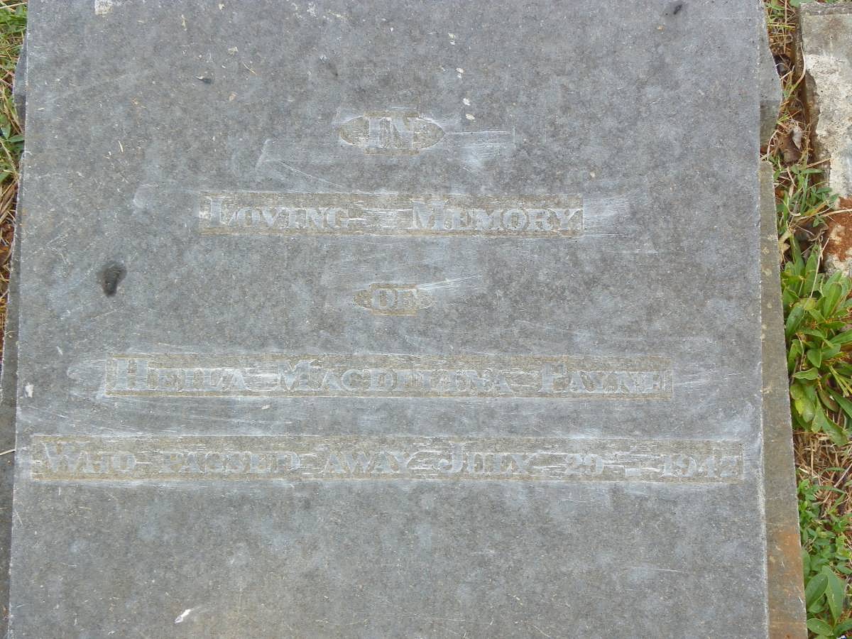 PAYNE Heila Magdalena -1942