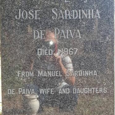 PAIVA Jose Sardinha, de -1967