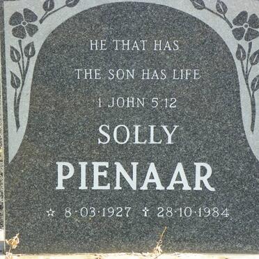 PIENAAR Solly 1927-1984