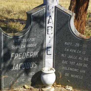 RABIE Frederik Jacobus 1963-1983