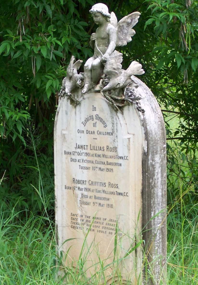 ROSS Janet Lillias 1901-1909 :: ROSS Robert Griffiths 1904-1910