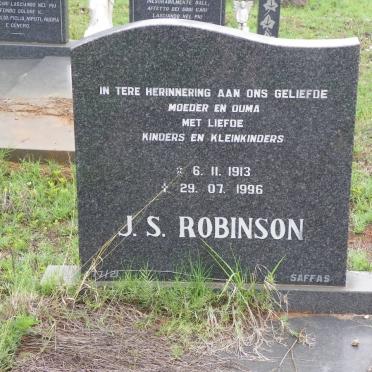 ROBINSON J.S. 1913-1996