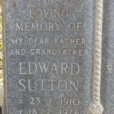 SUTTON Edward 1910-1976