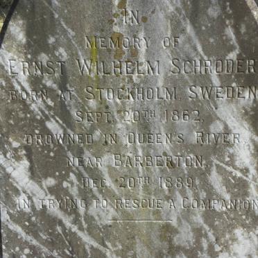 SCHRÖDER Ernst Wilhelm 1862-1889