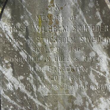 SCHRÖDER Ernst Wilhelm 1862-1889