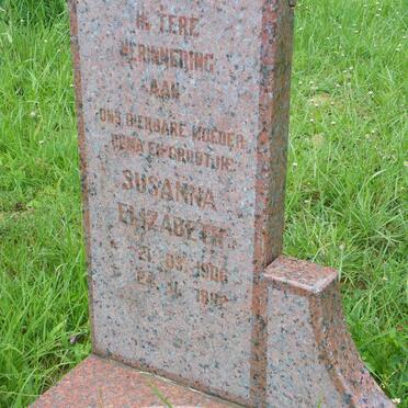 STEYN Susanna Elizabeth 1906-1992