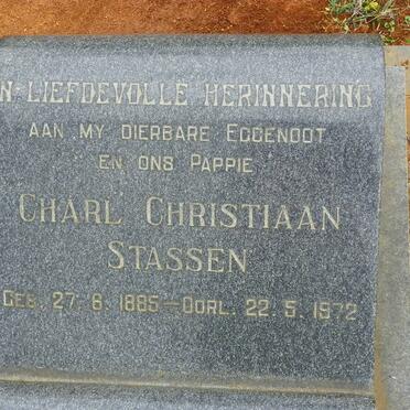 STASSEN Charl Christiaan 1885-1972