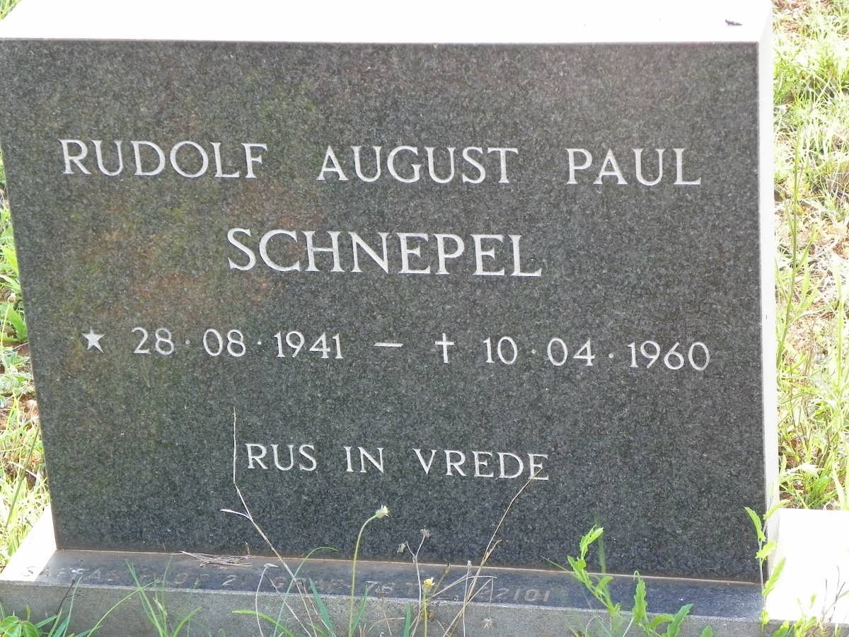 SCHNEPEL Rudolf August Paul 1941-1960