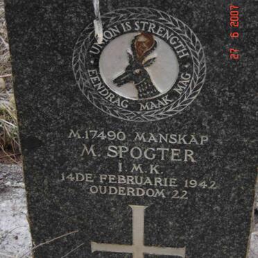 SPOGTER M.  -1942