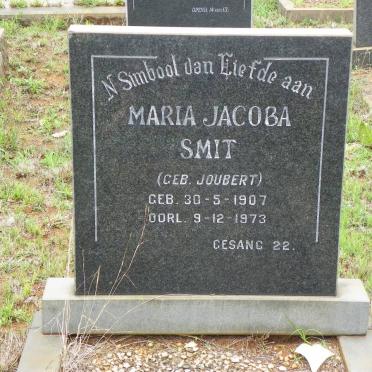 SMIT Maria Jacoba nee JOUBERT 1907-1973
