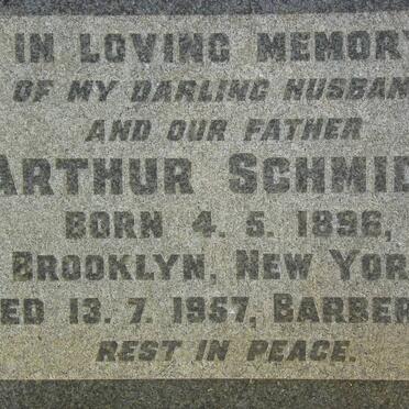 SCHMIDT Arthur 1896-1957