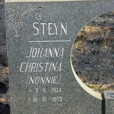 STEYN Johanna Christina 1904-1983