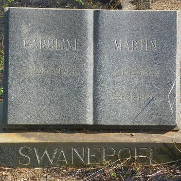 SWANEPOEL Martin 1889-1956 &amp; Caroline 1906-