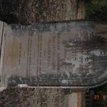 SOLOMANS Soloman -1897