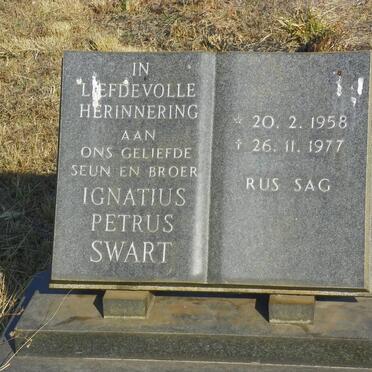 SWART Ignatius Petrus 1958-1977