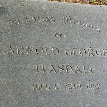 TEASDALE Arnold George -1958